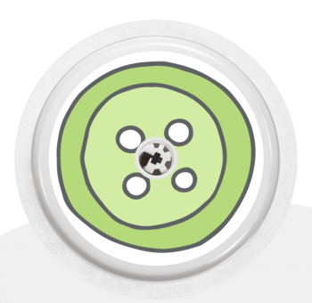Sticker Motiv "Button" für Ihren FreeStyle Libre Sensor 