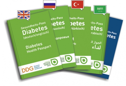 Testpaket Gesundheits-Pässe Diabetes international 