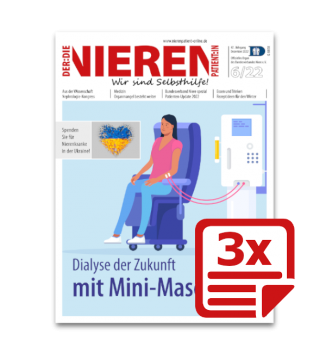 Miniabo 3x Der Nierenpatient / Die Nierenpatientin 